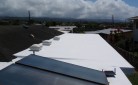 Completed Tar Gravel Tropical Roofshield Installation